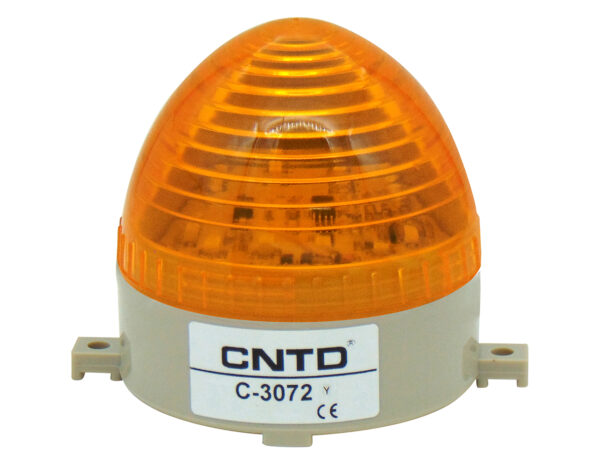 ΦΑΡΟΣ LED STROBE 12-230VAC/DC 85Χ75mm ΚΙΤΡΙΝΟΣ C-3072 CNTD