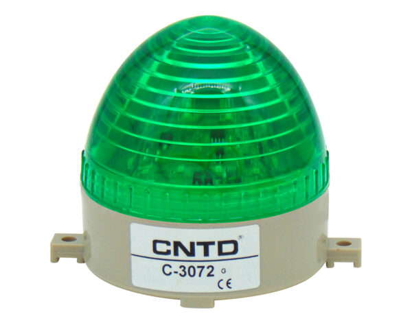ΦΑΡΟΣ LED STROBE 12-230VAC/DC 85Χ75mm ΠΡΑΣΙΝΟΣ C-3072 CNTD