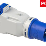 ADAPTOR Βιομηχανικό Αρσενικό 3P 16Α σε Πρίζα Σούκο 16A IP44 9433100 PCE