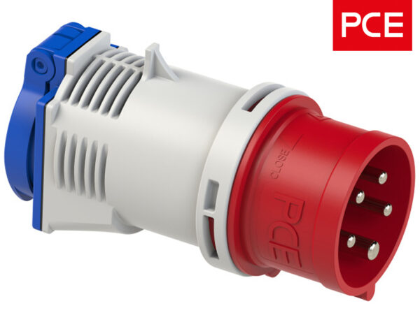ADAPTOR Βιομηχανικό Αρσενικό 5P 16Α σε Πρίζα Σούκο 16A IP44 9433020 PCE