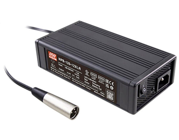 Φορτιστής Μπαταριών 12V/6.8A PFC NPB-120-12XLR MEAN WELL