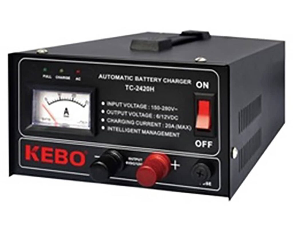 03.032.0044 Φορτιστής Μπαταριών Μολύβδου 12/24V 20A TC-2420H KEBO - Image 1