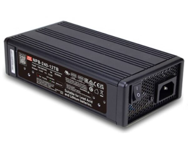 Φορτιστής Μπαταριών 24V/8A PFC NPB-240-24TB MEAN WELL