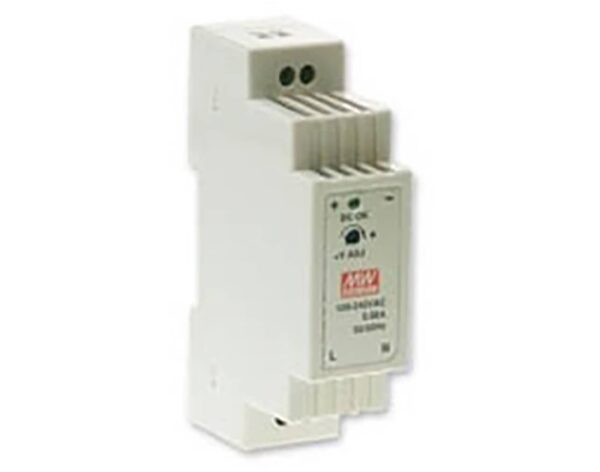 Τροφοδοτικό Ράγας 12W/5VDC/2.4A DR-15-5 MEAN WELL