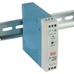 Τροφοδοτικό Ράγας 20W/12VDC/1.67A PFC ULTRA SLIM MDR-20-12 MEAN WELL