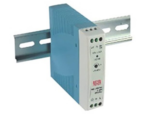 Τροφοδοτικό Ράγας 20W/12VDC/1.67A PFC ULTRA SLIM MDR-20-12 MEAN WELL