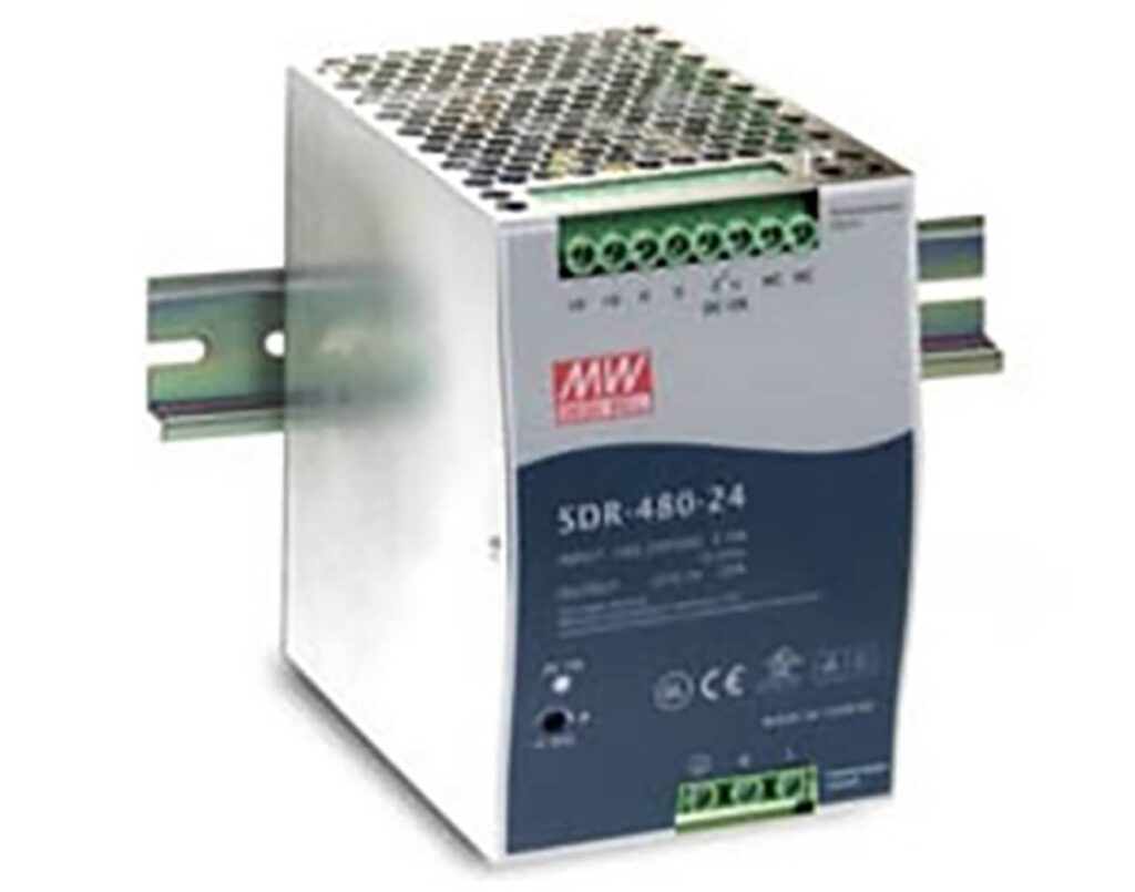 03.036.0160 Τροφοδοτικό Ράγας 480W/48VDC/10A PFC SLIM SDR-480-48 MEAN WELL - Image 1