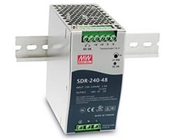 Τροφοδοτικό Ράγας 240W/24VDC/10A PFC SLIM SDR-240-24 MEAN WELL