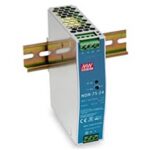 Τροφοδοτικό Ράγας 76.8W/48VDC/1.6A SLIM NDR-75-48 MEAN WELL