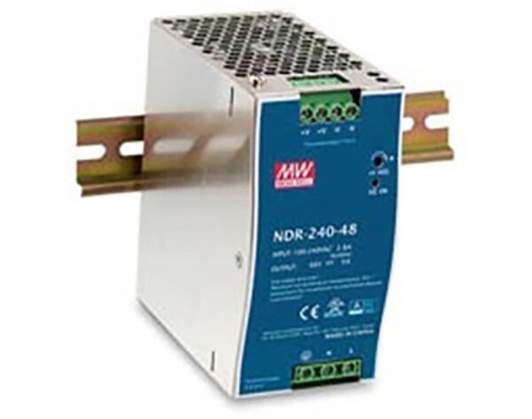 Τροφοδοτικό Ράγας 240W/24VDC/10A PFC SLIM NDR-240-24 MEAN WELL