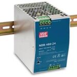 Τροφοδοτικό Ράγας 480W/48VDC/10A PFC SLIM NDR-480-48 MEAN WELL