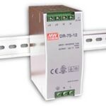 Τροφοδοτικό Ράγας 76.8W/48VDC/1.6A DR-75-48 MEAN WELL