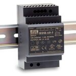 Τροφοδοτικό Ράγας 54W/12VDC/4.5A ULTRA SLIM HDR-60-12 MEAN WELL
