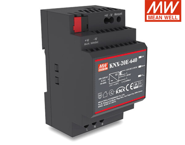 Τροφοδοτικό Ράγας KNX 19.2W/30VDC/640mA KNX-20E-640 MEAN WELL