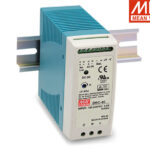 Τροφοδοτικό Ράγας 40.02W/27.6VDC/0.95A με Φορτιστή Μπαταρίας (UPS) DRC-40B MEAN WELL