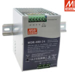 Τροφοδοτικό Ράγας 480W/24VDC/20A PFC SLIM WIDE INPUT 1Φ, 2Φ WDR-480-24 MEAN WELL
