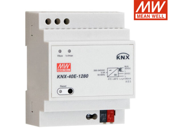 Τροφοδοτικό Ράγας KNX 38.4W/30VDC/1280mA KNX-40E-1280 MEAN WELL