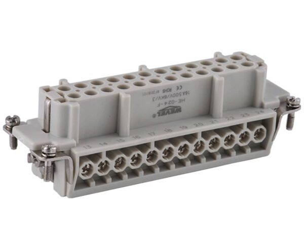 Φις για CONNECTOR HEAVY DUTY Θηλυκό 24P+Γ (1-24) HE-024-F SIB/WVL