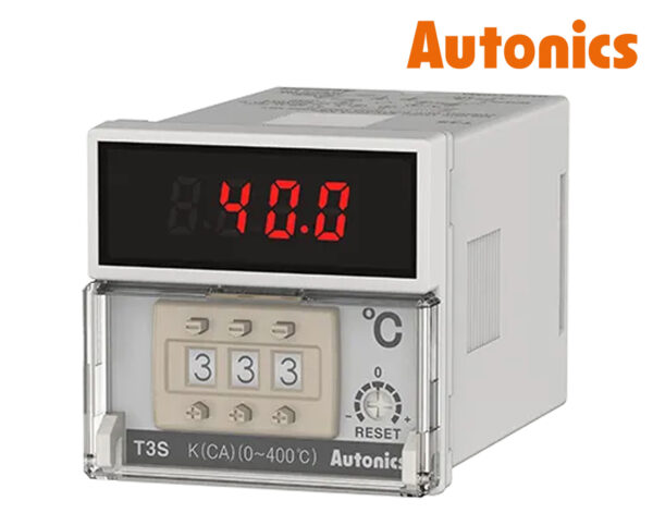 Ελεγκτής Θερμοκρασίας Ψηφιακός 48X48 100-240VAC Αισθητήριο J Έξοδος 4-20mA T3S-B4CJ4C AUTONICS