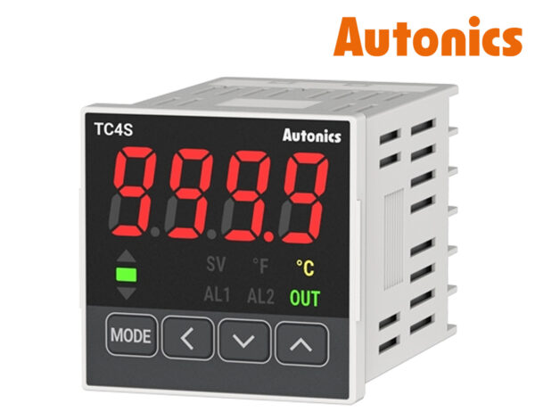 Ελεγκτής Θερμοκρασίας Ψηφιακός 48X48 100-240VAC Έξοδος 1NO+SSR TC4S-N4R AUTONICS