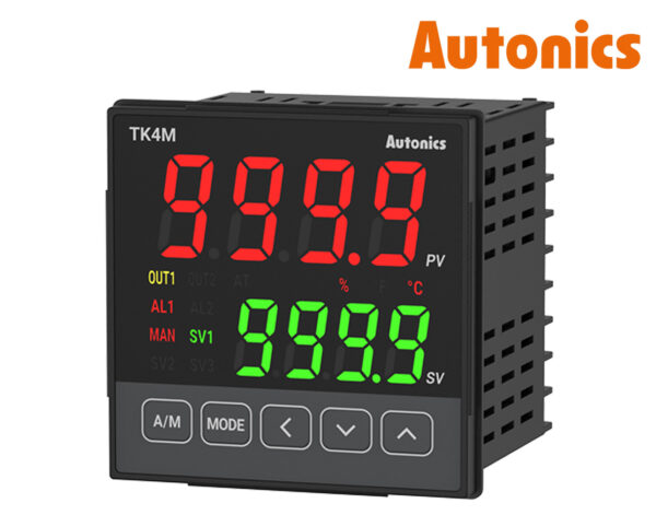 Ελεγκτής Θερμοκρασίας Ψηφιακός 72X72 100-240VAC Έξοδος 1C/O+1ALARM+PV TK4M-R4RN AUTONICS