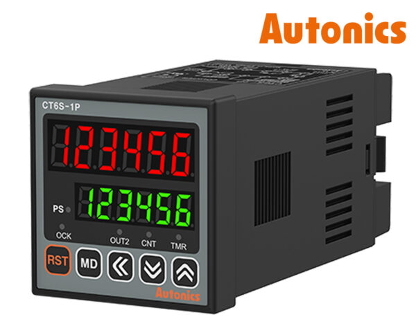 Μετρητής / Χρονικό Πίνακα Ψηφιακός 48X48 24-48VDC RELAY/NPN CT6S-1P2 AUTONICS
