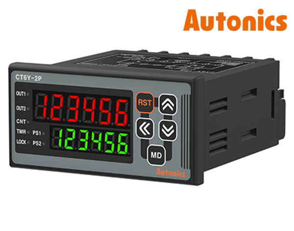 Μετρητής / Χρονικό Πίνακα Ψηφιακός 72X36 24-60VDC 2 RELAY/NPN CT6Y-2P2 AUTONICS
