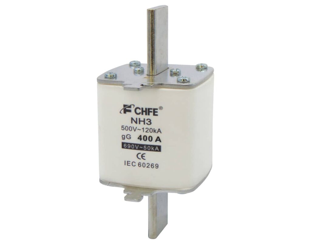 03.077.0047 Ασφάλεια Μαχαιρωτή NH3 400A gL-gG CHF - Image 1