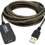 Καλώδιο USB 2.0 A/M A/F 5m Προέκτασης με Ενισχυτή Διαφανές BOX PLY