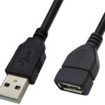 ΚΑΛΩΔΙΟ USB 2.0 A/M A/F 0.8m ΠΡΟΕΚΤΑΣΗΣ ΜΑΥΡΟ BAG PLY