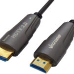 Καλώδιο HDMI-HDMI 2.0V 20m ACTIVE OPTICAL με Φις Αλουμινίου Γκρι Μεταλλικό BOX VZN