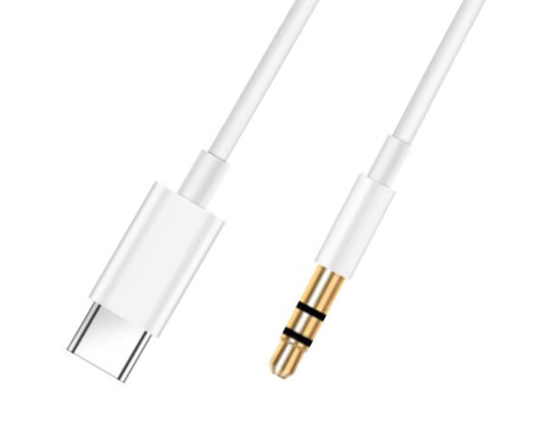 ΚΑΛΩΔΙΟ USB TYPE C ΑΡΣΕΝΙΚΟ ΣΕ 3.5mm STEREO ΑΡΣΕΝΙΚΟ 1m ΛΕΥΚΟ VN-U901 BAG VZN
