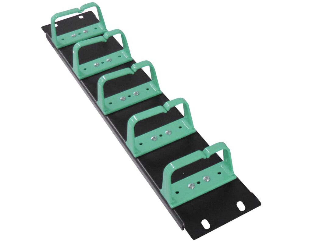 04.022.0383 Οδηγός Καλωδίων RACK 2U 5 Θέσεων Πλαστικός DATEUP - Image 1