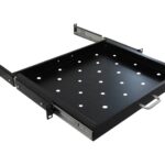 Ράφι Τηλεσκοπικό 1U Β56.6 Διάτρητο για RACK Επιδαπέδιο Β80 Αντοχής 20kgs DATEUP