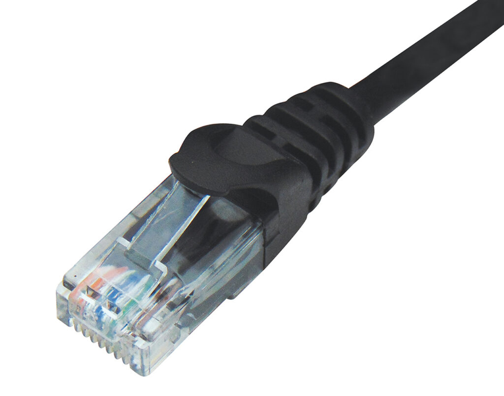 04.023.0108 PATCH CORD CAT6 UTP 5.0m Μαύρο - Image 1