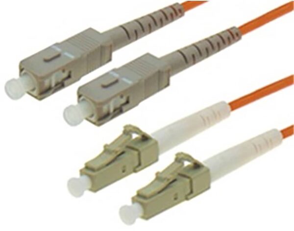 PATCH CORD Οπτικής Ίνας DUPLEX Πολύτροπης 50/125 LC/SC 15m