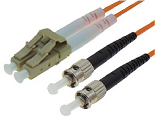 PATCH CORD Οπτικής Ίνας DUPLEX Πολύτροπης 50/125 LC/ST 2m