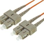 PATCH CORD Οπτικής Ίνας DUPLEX Πολύτροπης 62.5/125 SC/SC 5m