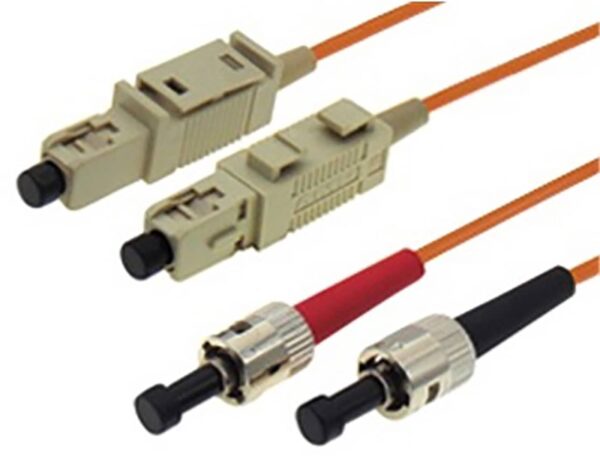 PATCH CORD Οπτικής Ίνας DUPLEX Πολύτροπης 62.5/125 ST/SC 2m TYC