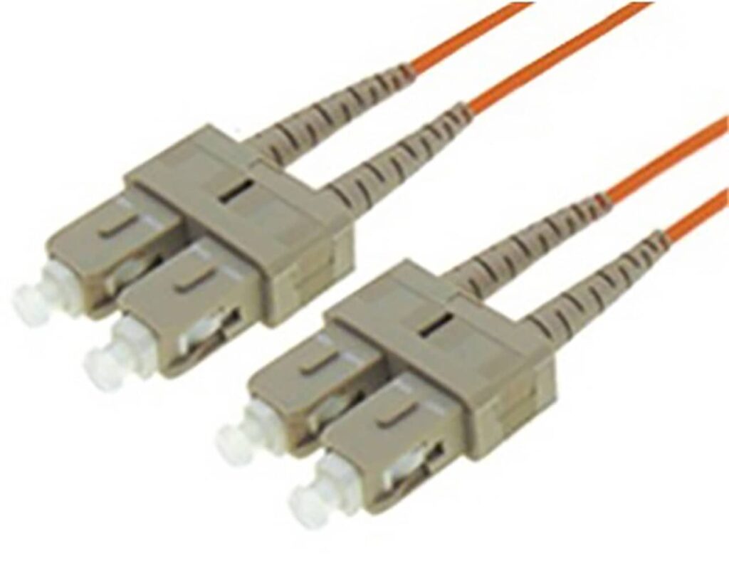 04.023.0386 PATCH CORD Οπτικής Ίνας DUPLEX Πολύτροπης 62.5/125 SC/SC 6m - Image 1
