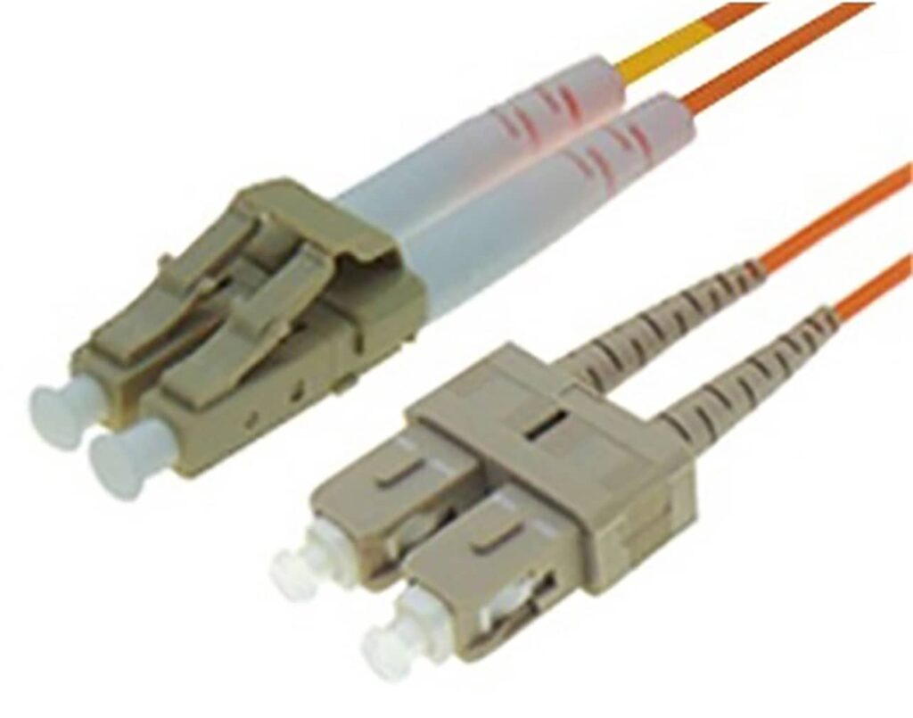 04.023.0387 PATCH CORD Οπτικής Ίνας DUPLEX Πολύτροπης 62.5/125 LC/SC 4m - Image 1