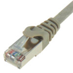 PATCH CORD CAT6A S/FTP 15.0m Γκρι