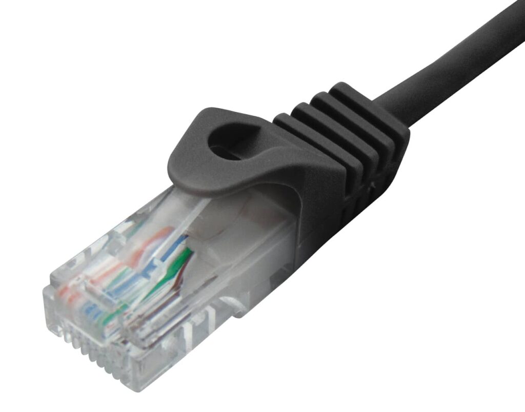 04.023.0487 PATCH CORD CAT6 UTP 10.0m Μαύρο KGD - Image 1