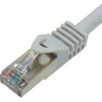 PATCH CORD CAT6A FTP LSZH 10.0m Γκρι
