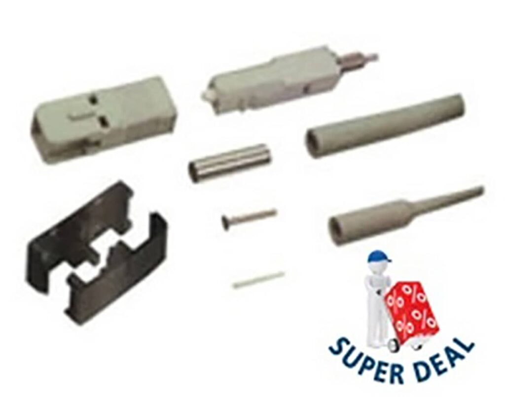 04.024.0047 CONNECTOR Οπτικής Ίνας SC MM LIGHT 5492643-1 AMP TYC - Image 1