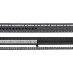 PATCH PANEL CAT6 UTP 12P 19" 1U με Οδηγό Καλωδίων SAFEWELL