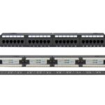 PATCH PANEL CAT6 UTP 24P 19" 1U με Οδηγό Καλωδίων SAFEWELL