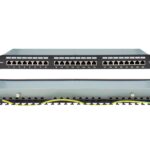 PATCH PANEL CAT5e FTP 24P 19" 1U με Οδηγό Καλωδίων SAFEWELL