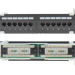 PATCH PANEL CAT5e UTP 12P 10" 4.7cm Επίτοιχο SAFEWELL
