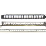 PATCH PANEL CAT5e/6 UTP 24P 19" 1U ΚΕΝΟ SUT